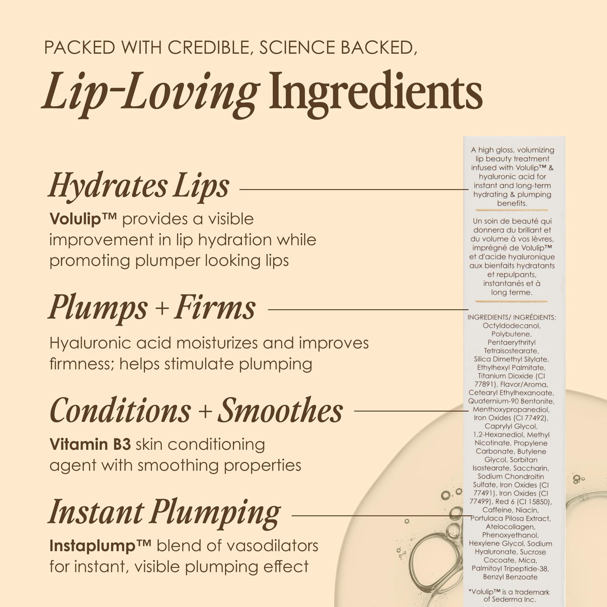GrandeLIPS Hydrating Lip Plumper Gloss in hand