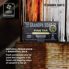 Grandpa's Pine Tar Bar Soap with natural ingredients