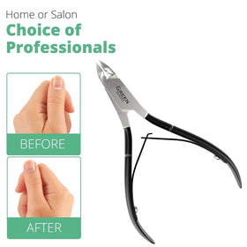 GREEN ESTETICA Cuticle Nippers set of four