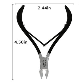 GREEN ESTETICA Cuticle Nippers sharp blades close-up