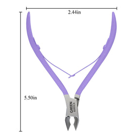 GREEN ESTETICA Cuticle Nippers side view