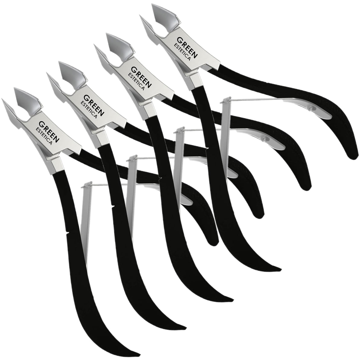 GREEN ESTETICA Cuticle Nippers stainless steel front view