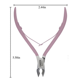 GREEN ESTETICA cuticle nippers with ergonomic grip