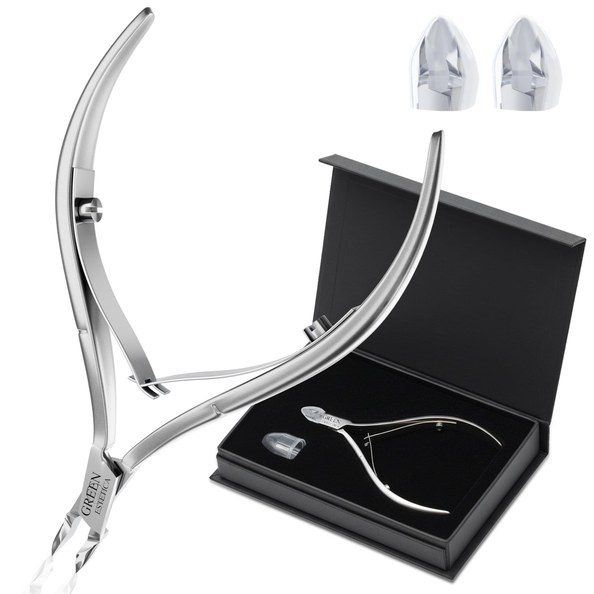 GREEN ESTETICA Cuticle Trimmer & Nippers front view