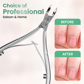 GREEN ESTETICA Cuticle Trimmer & Nippers with protective cap