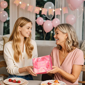 Greeting card included in Eletorot Pink Spa Relaxation Basket