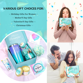 Greeting card included in GEMTEND Spa Gift Basket