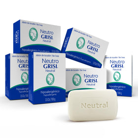 Grisi Neutral Bar Soap 3.5 oz front view of packaging