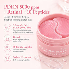GrlGrl PDRN Eye Patches 5000ppm texture detail