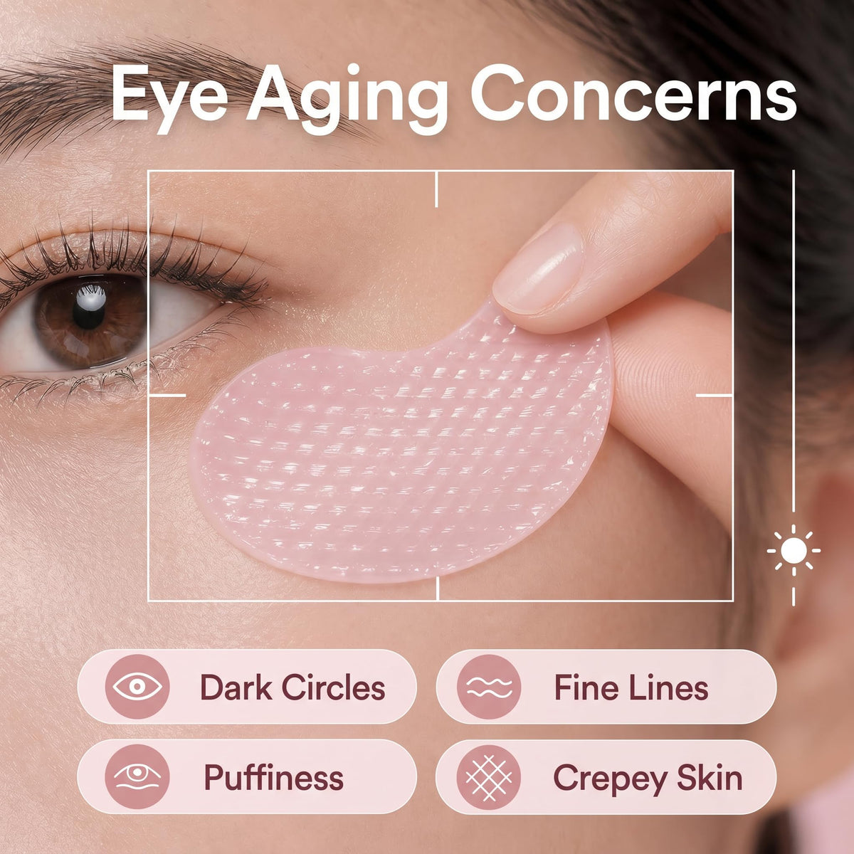 GrlGrl PDRN Eye Patches 5000ppm with salmon DNA close-up