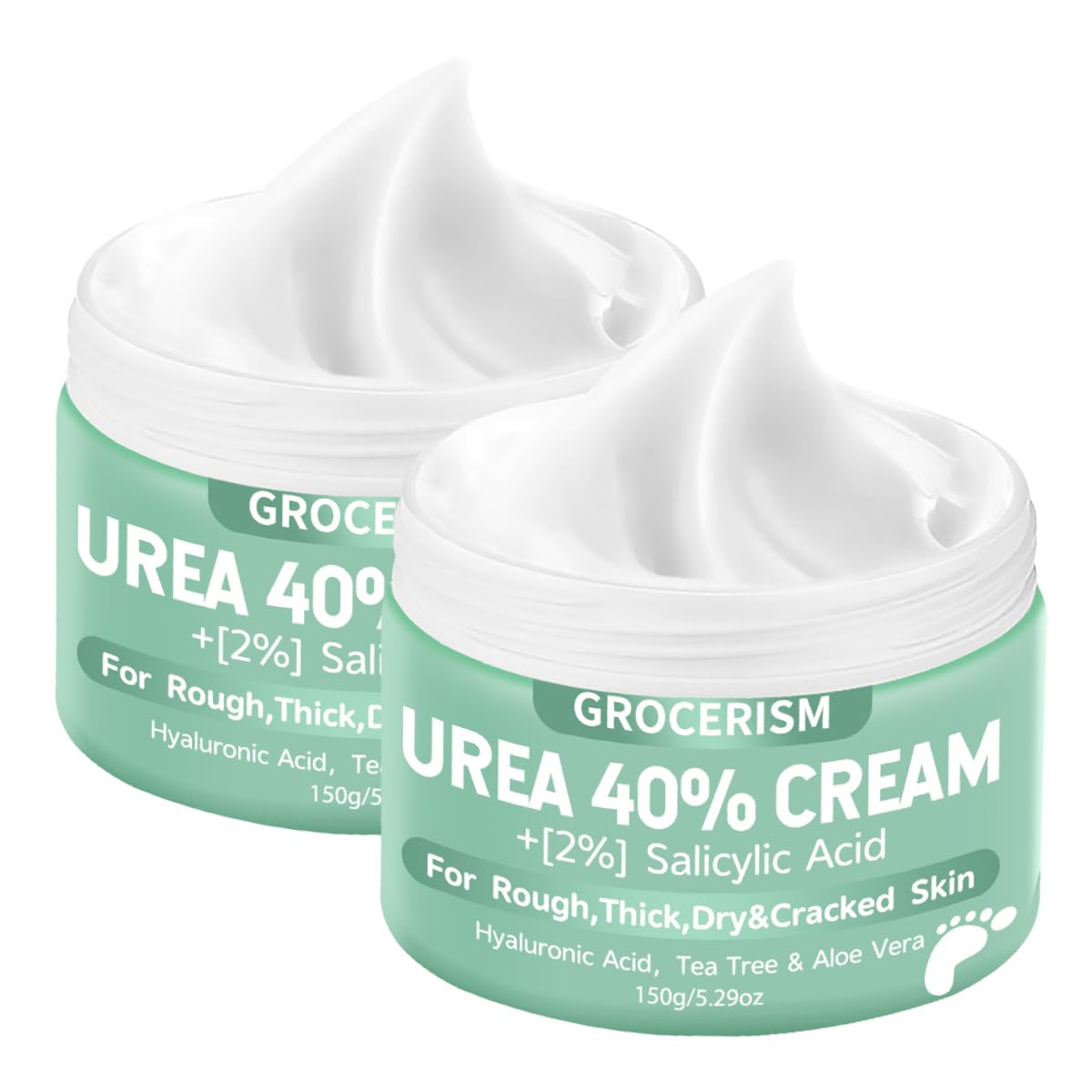 Grocerism Urea Foot Cream 40% 5.29 oz front view