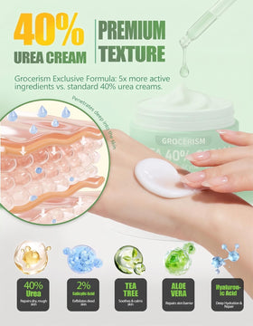 Grocerism Urea Foot Cream 40% 5.29 oz side view