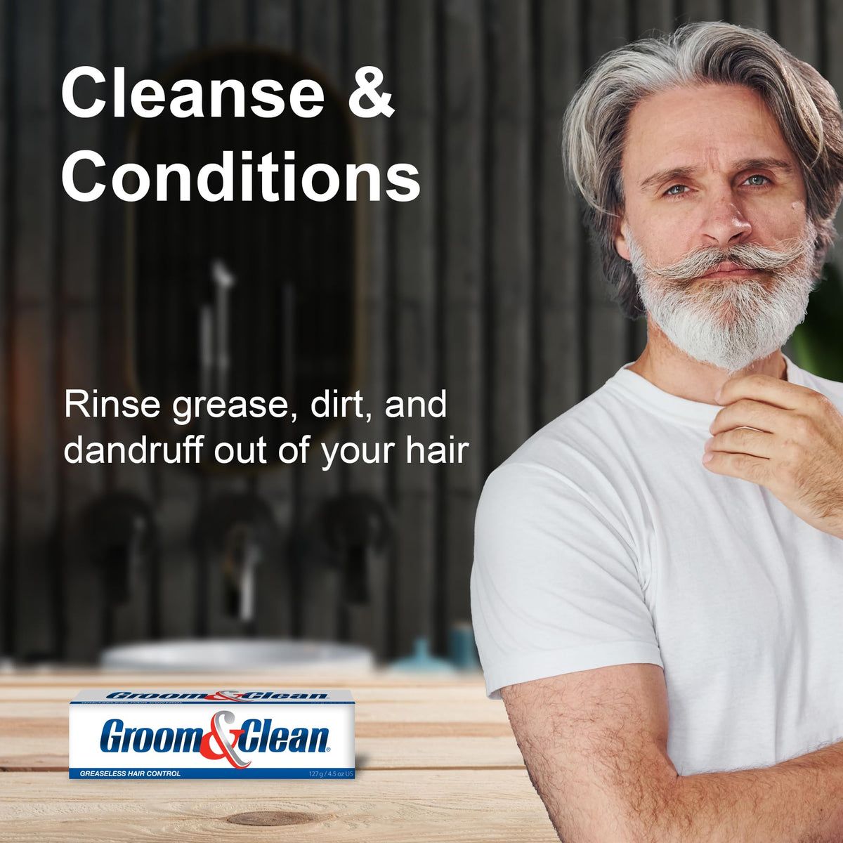 Groom & Clean Hair Styling Gel texture close-up