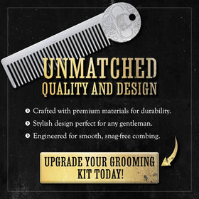 Grooming tools on a wooden surface