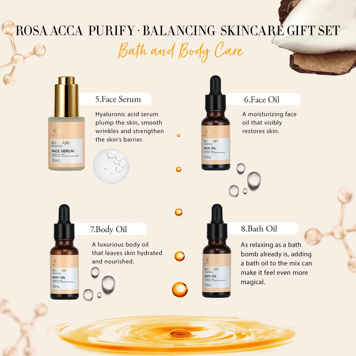 Gua sha tool included in RA ROSA ACCA Spa Gift Basket