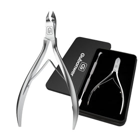 Gubonwer Cuticle Nippers 3/4 jaw stainless steel front view