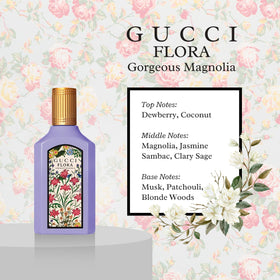 Gucci Flora Gorgeous Jasmine EDP bottle side view