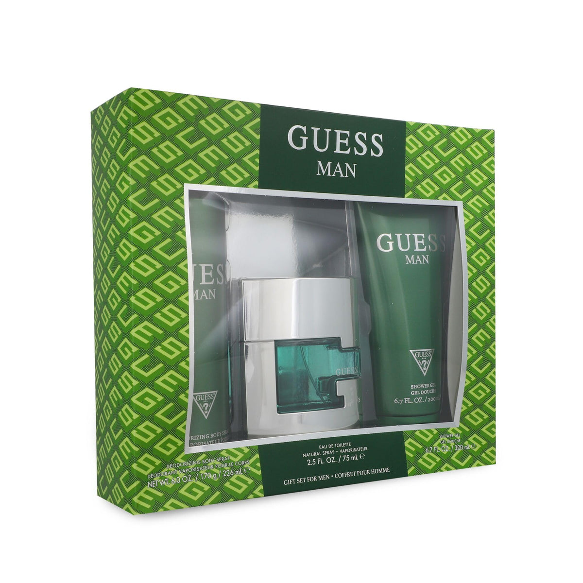 GUESS Man cologne spray bottle 2.5 fl. oz. close-up