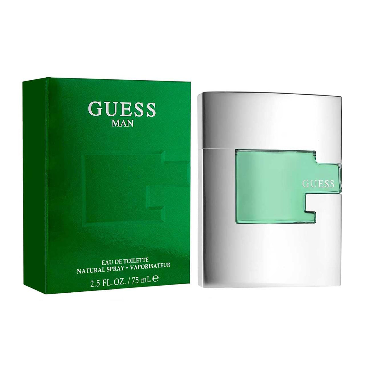 GUESS Man Eau De Toilette 2.5 Fl Oz front view