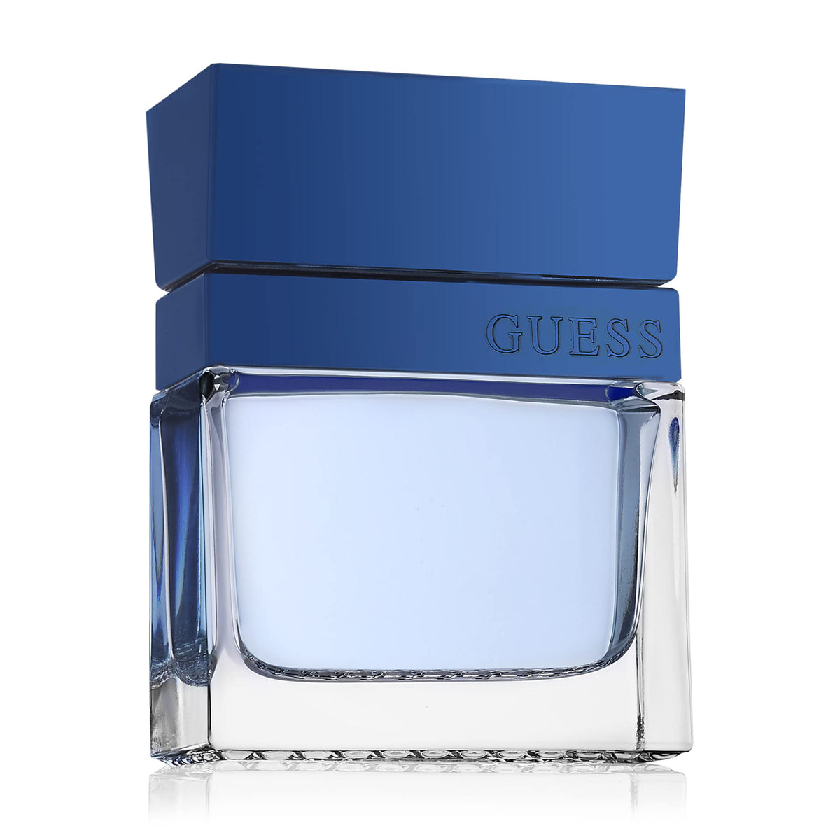 GUESS Seductive Blue Eau de Toilette bottle with cap