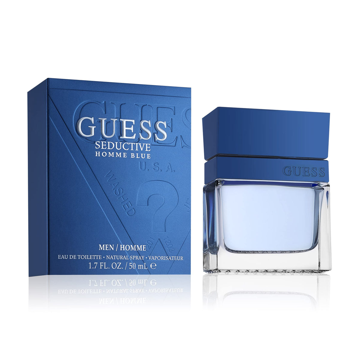 GUESS Seductive Blue Eau de Toilette front view 1.7 Fl. Oz.