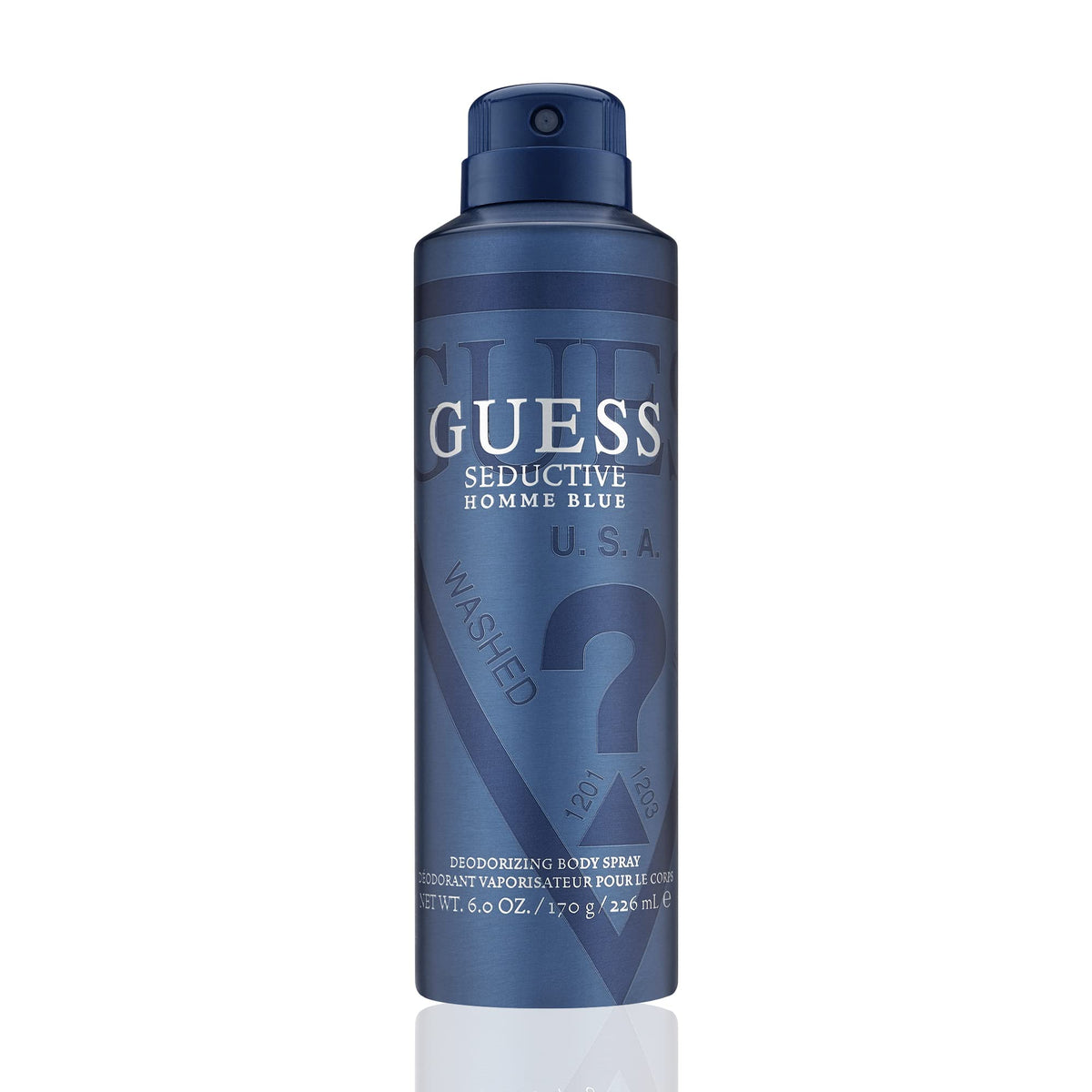 GUESS Seductive Homme Blue Body Spray front view 6 oz