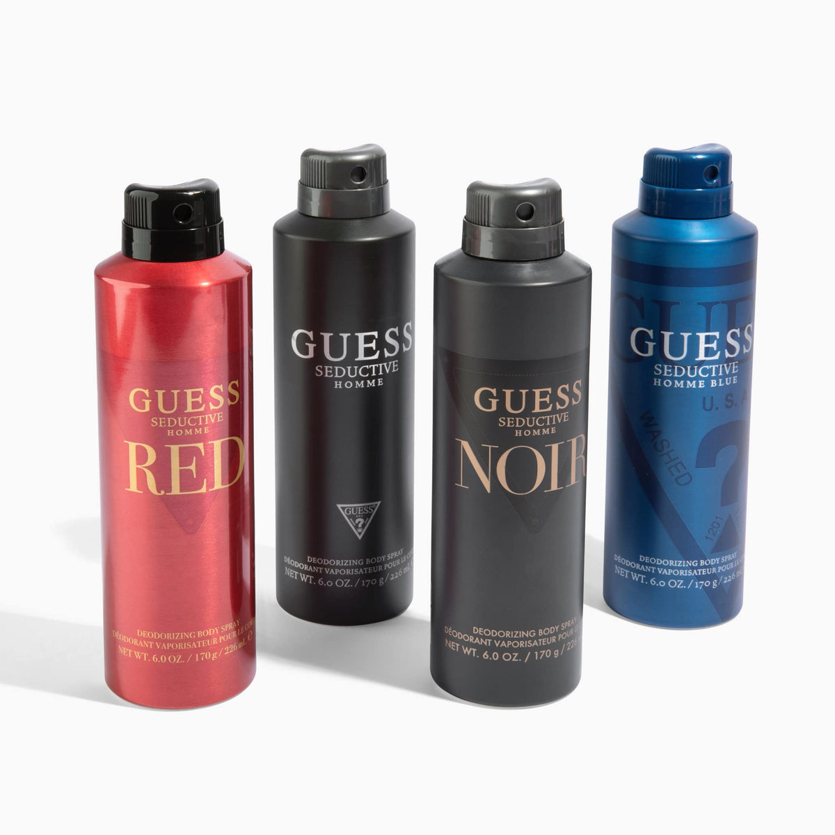 GUESS Seductive Homme Blue Body Spray packaging details