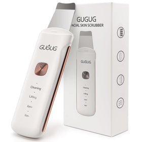 GUGUG Waterproof Skin Scrubber front view with stainless steel head