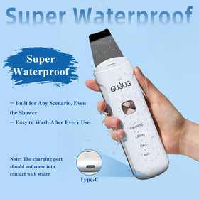 GUGUG Waterproof Skin Scrubber with silicone attachments