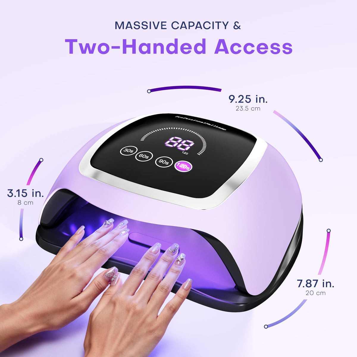 Gugusure nail dryer with 42 light beads