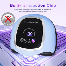 Gugusure UV Nail Lamp displaying curing process
