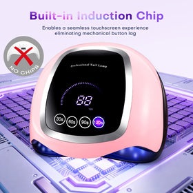 Gugusure UV Nail Lamp showing timer settings
