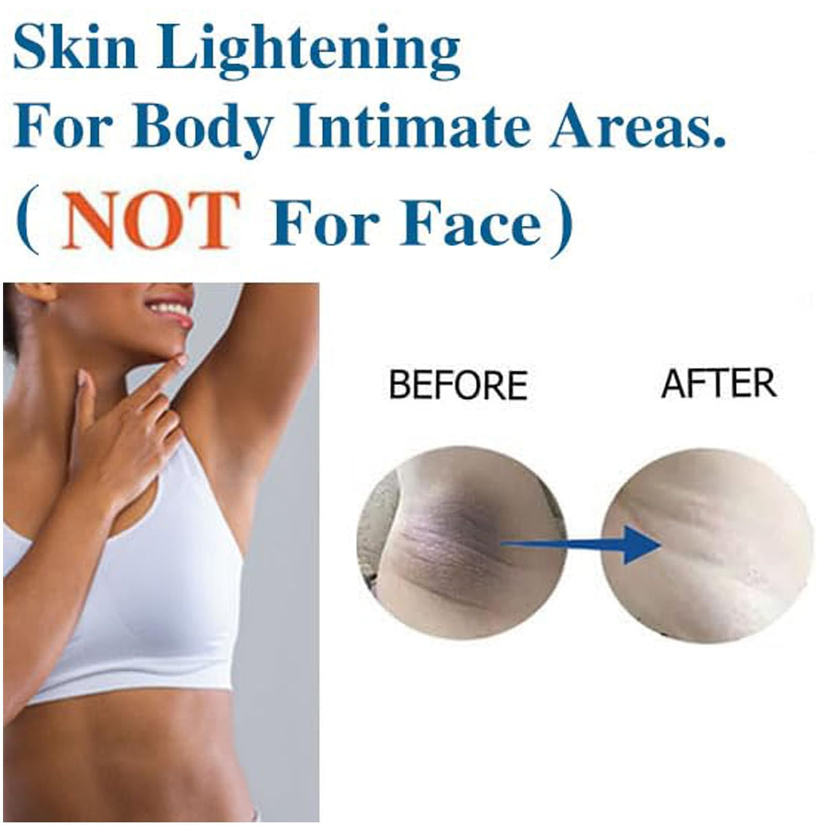 Gukei Skin Lightening Cream application on skin