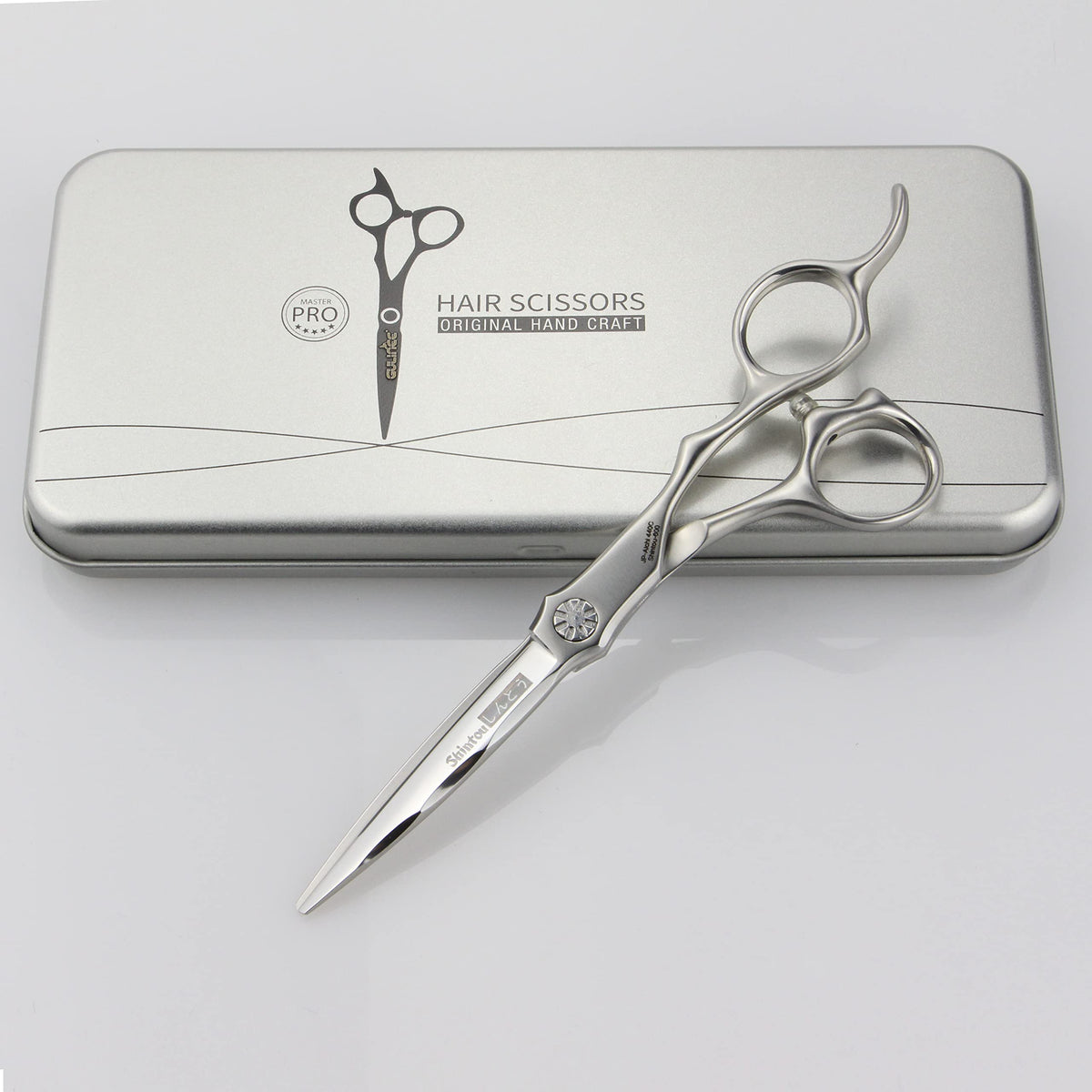 GULINEE hair scissors in professional salon setting