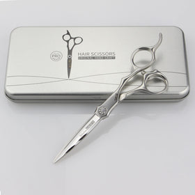 GULINEE hair scissors in professional salon setting