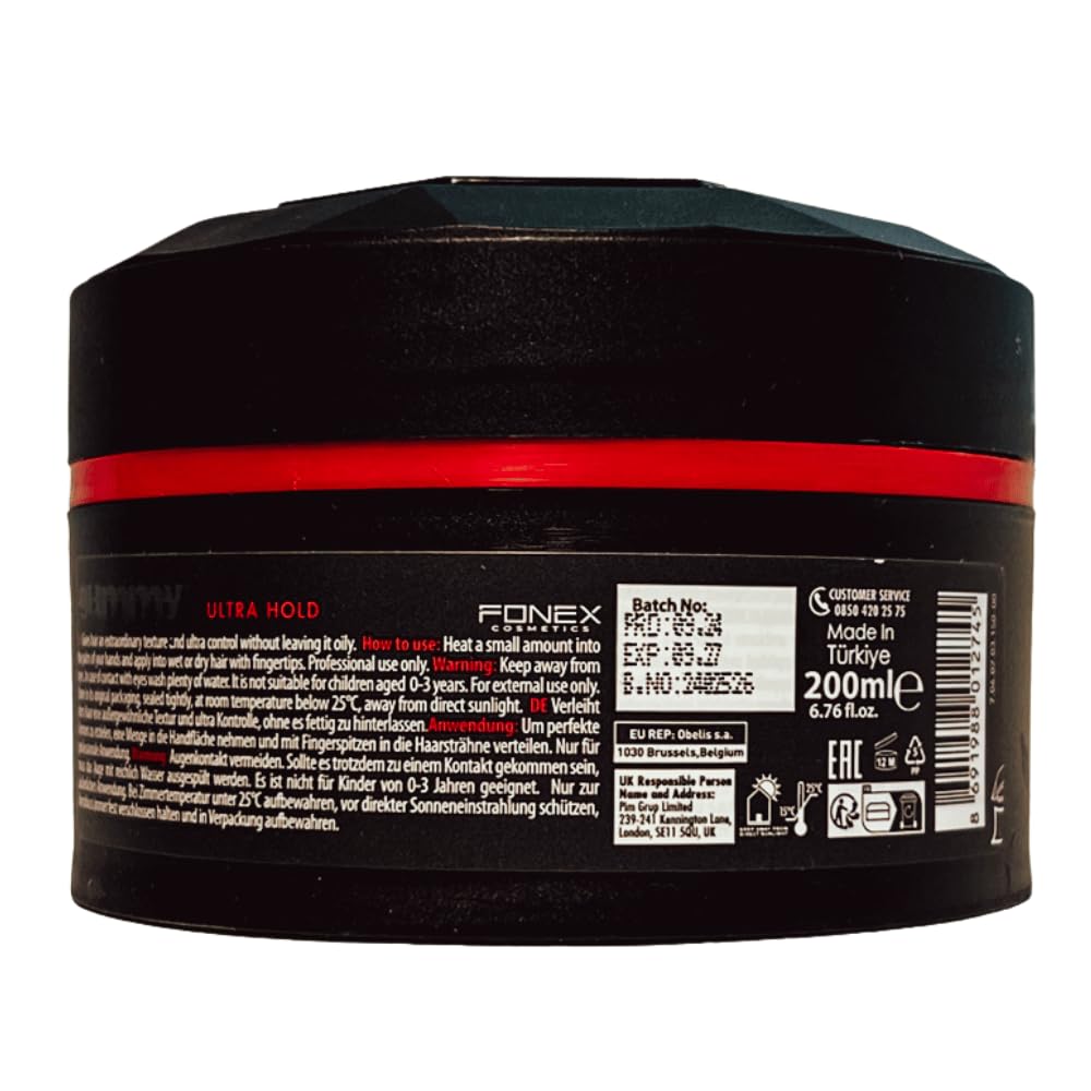 Gummy Hair Wax application on hair