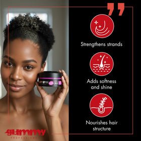 Gummy Hair Wax with watermelon scent description