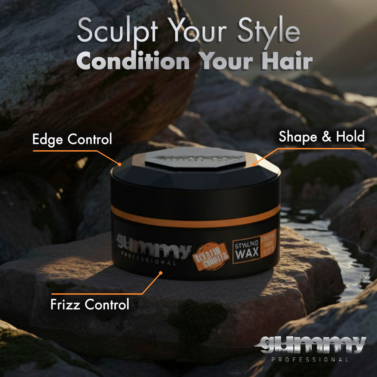 Gummy Max Hold Hair Wax packaging details
