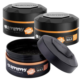 Gummy Professional Bright Max Hold Hair Styling Wax front view