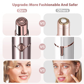 gurelax Facial Hair Removal Device with replacement heads