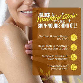 GuruNanda Castor Oil Organic 8 Fl oz back label