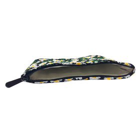 GUTGNK Corduroy Cosmetic Bag displaying embossed design