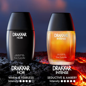 Guy Laroche Drakkar Noir lifestyle scene with bottle