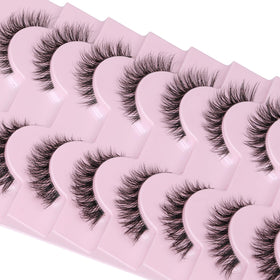 GVEFETIEE Cat Eye Lashes packaging side view