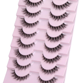 GVEFETIEE Cat Eye Lashes with natural makeup look