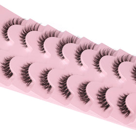 GVEFETIEE false eyelashes in a makeup setup