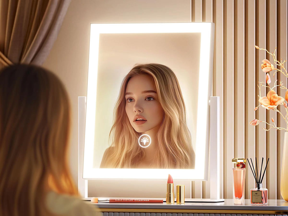 Gvnkvn 17.2-inch Makeup Mirror with daylight setting