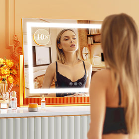 Gvnkvn Lighted Makeup Mirror 17.3" packaging display