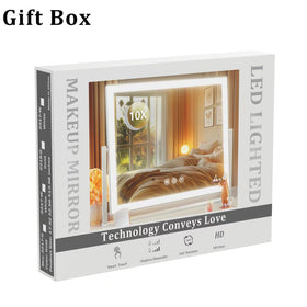 Gvnkvn Lighted Makeup Mirror illuminated with bright lights