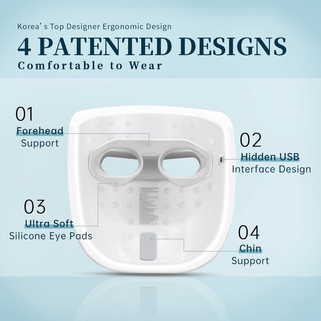 GYH LED Face Mask with adjustable chin pad
